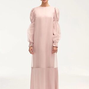 Elegant Pink Women's Dress